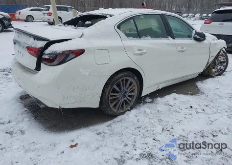 2018 Infiniti Q50 3.0T Red Sport 400 from USA, damaged, VIN JN1FV7AR5JM480583
